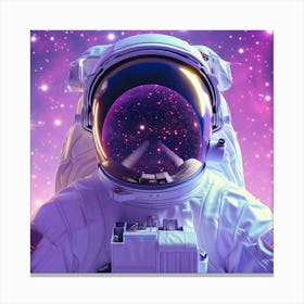 Space Astronaut Canvas Print