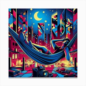 Night In The City Canvas Print