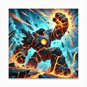 Tectonic Golems 2 Canvas Print