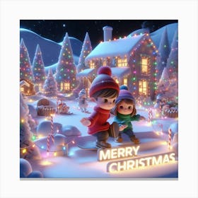 Merry Christmas 1 Canvas Print