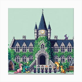 8-bit magical academy 2 Canvas Print