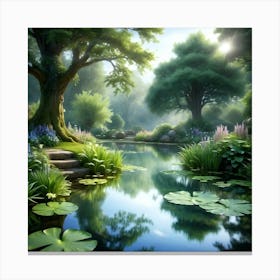 Cool Forest Canvas Print