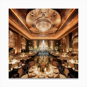 Gilded Hall Canvas Print