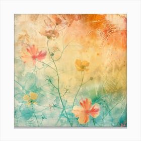 Watercolor Flowers Canvas Print