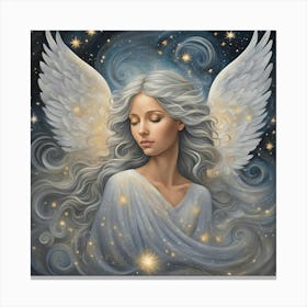 Angel With Wings Canvas Print