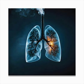 Lungs Stock Videos & Royalty-Free Footage 2 Canvas Print