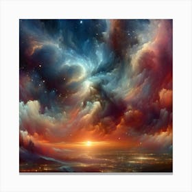 Cosmic Whirl 4 Canvas Print