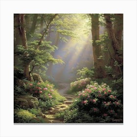 Path Of Light Canvas Print