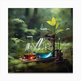 Chemistry In The Forest Canvas Print
