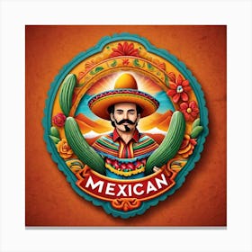 Mexican Man 7 Canvas Print