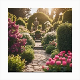 Grandmas Garden Acd66c7e 92a7 4940 B7f1 03bf3e112a89 Canvas Print