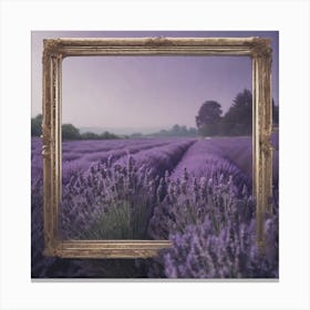 Lavender Field - Lavender Field Stock Videos & Royalty-Free Footage Canvas Print