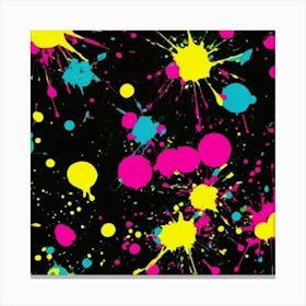 Paint Splatters Leinwandbild