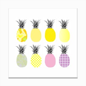 Pineapples X Canvas Print