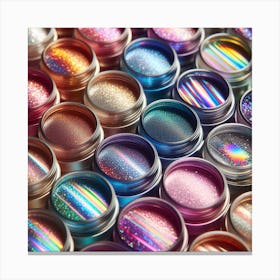 Holographic Eyeshadow Canvas Print