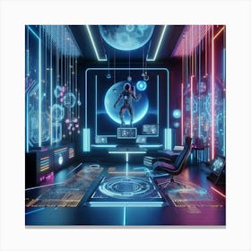 Futuristic Room Canvas Print