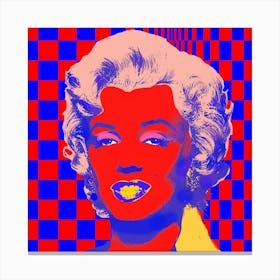 MARILYN R Canvas Print