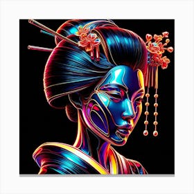 Japan Geisha Visual 95 Canvas Print