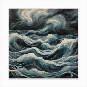 Stormy Seas 10 Canvas Print