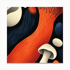 Mushroom Painting 1 Canvas Print