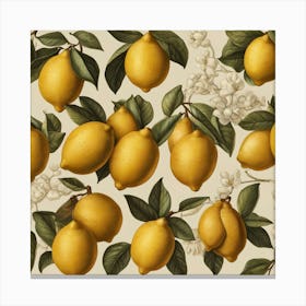 Default Default Vintage Lemons For Defferent Seasons Aestethic 2 Canvas Print