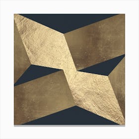 Golden geometry 1 Canvas Print