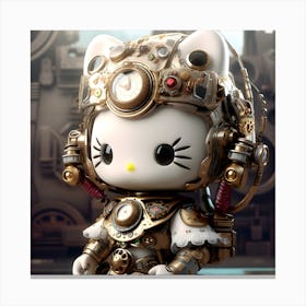 Hello Kitty Steampunk 8 Canvas Print