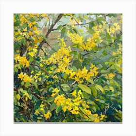 Yellow Hibiscus 1 Canvas Print