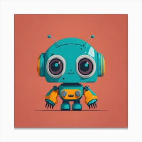 Little Robot 1 Canvas Print