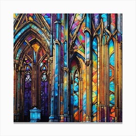 Stained Glass Window 7 Canvas Print