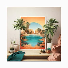 Desert Landscape Canvas Print