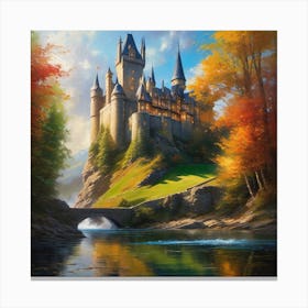 Harry Potter'S Castle Canvas Print