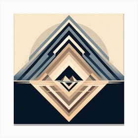 Geometric Triangle Canvas Print