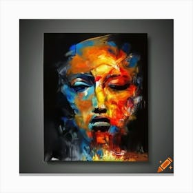 Abstract Painting Canvas Print