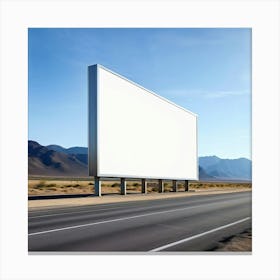 Blank Billboard 14 Canvas Print