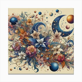 Flowering Moon Canvas Print