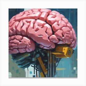 Robot Brain 8 Canvas Print