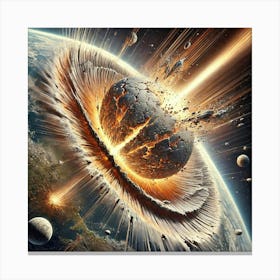 Converted Planetary Gravity Lance Effect Canvas Print