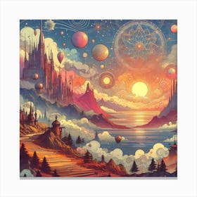 Land Of Fantasy 15 Canvas Print