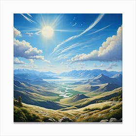 Landscape Painting 245 Canvas Print