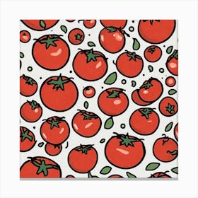 Tomato Pattern 4 Canvas Print