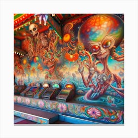 Psychedelic Carnival Canvas Print