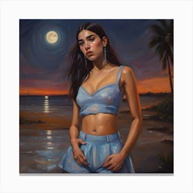 'The Moonlight' Canvas Print