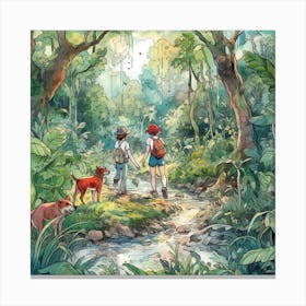 Day In The Woods Canvas Print