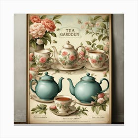 Tea Garden 1 Canvas Print