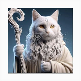 Lord Of The Rings Cat 1 Canvas Print