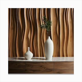 Wavy Wall 14 Canvas Print