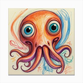 Octopus 119 Canvas Print