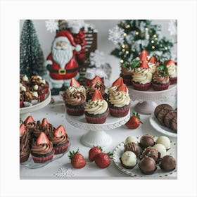 A Photo Of A Christmas Dessert Table Wit M 55c7eeqfi6drp6uq D7a O8gboxijscwhbj4iwlo2gq Leinwandbild