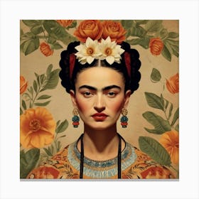 Default Default Vintage Frida Kahlo For Defferent Seasons Aest 3 (1) Canvas Print